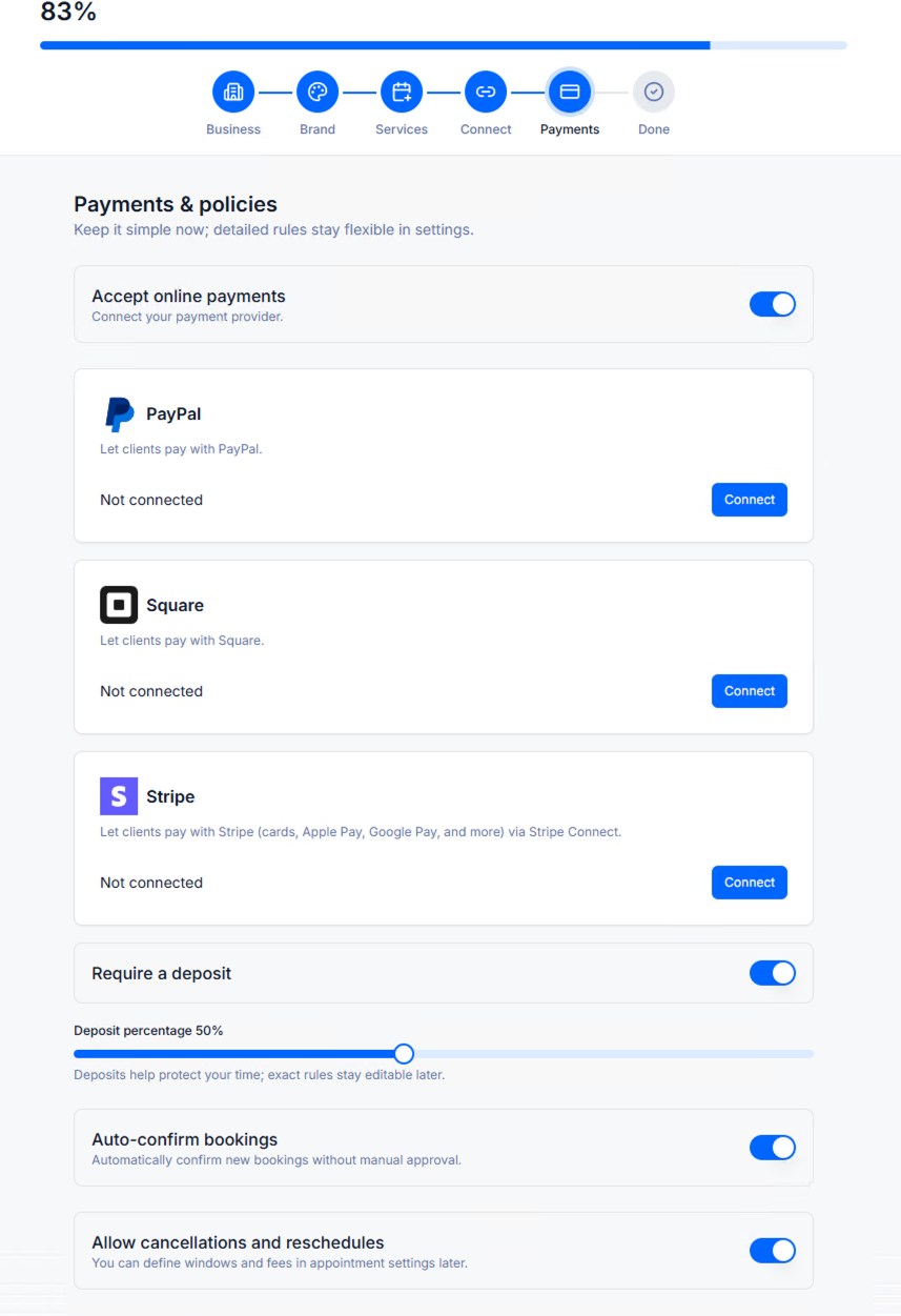 Payments connectors